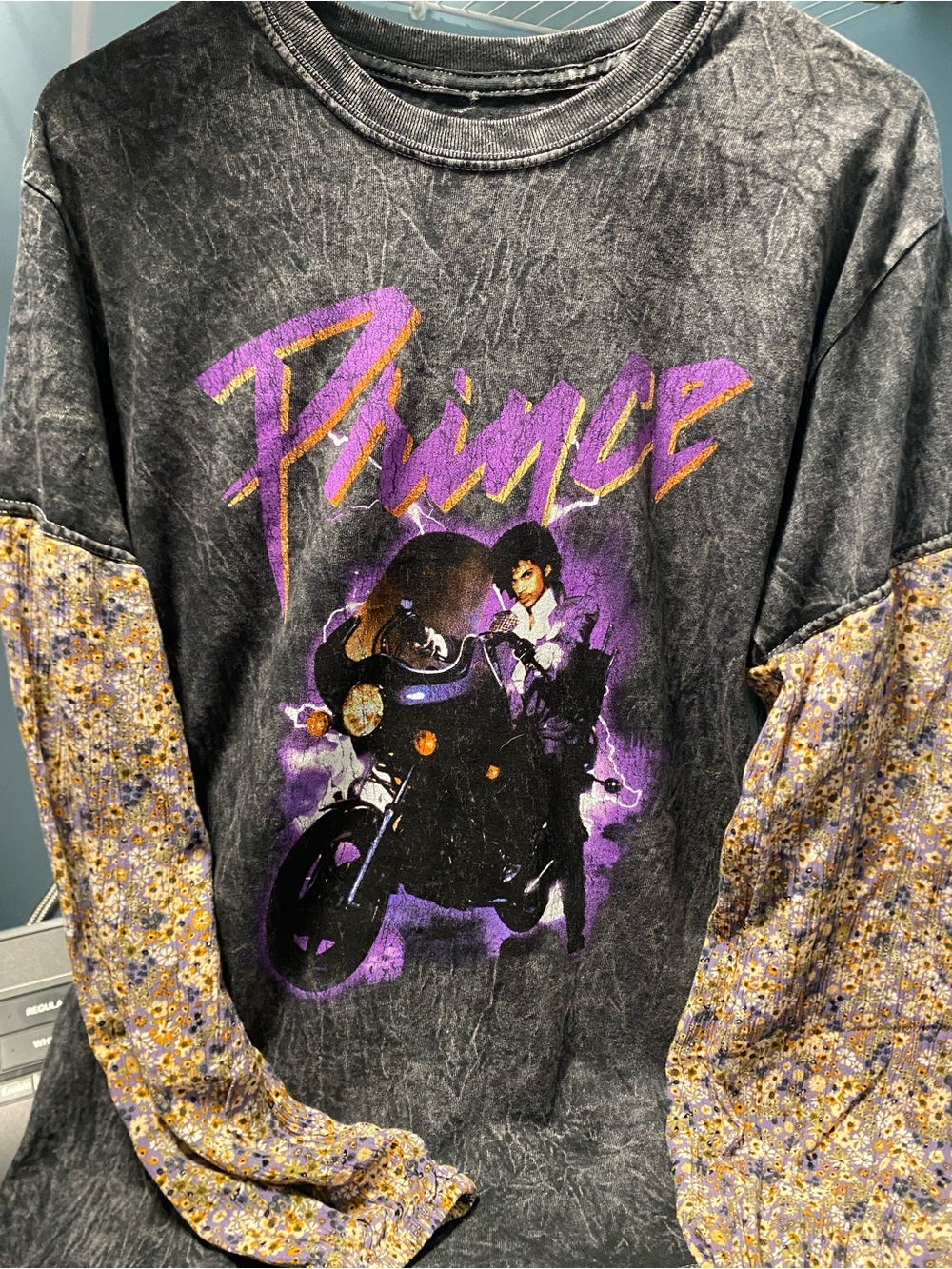 Upcycled Princess Purple Rain top